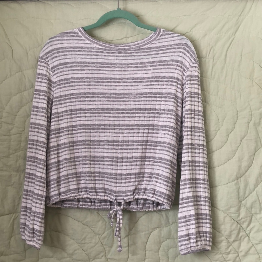 Mudd striped l/s top, XS